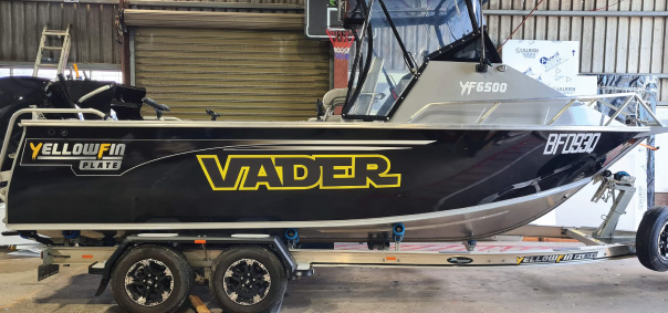 boat-decal-printed-installed-hervey-bay-fraser-coast-Vader-side