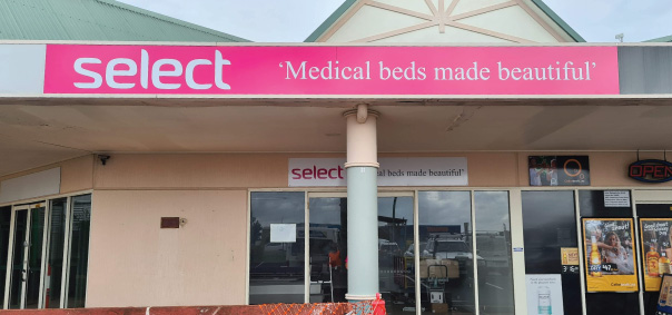 shop-signage-hervey-bay-fraser-coast-Select-medical-beds