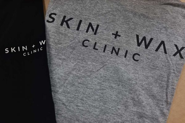 t-shirt-printing-logo-hervey-bay-skin-wax-grey-shirt